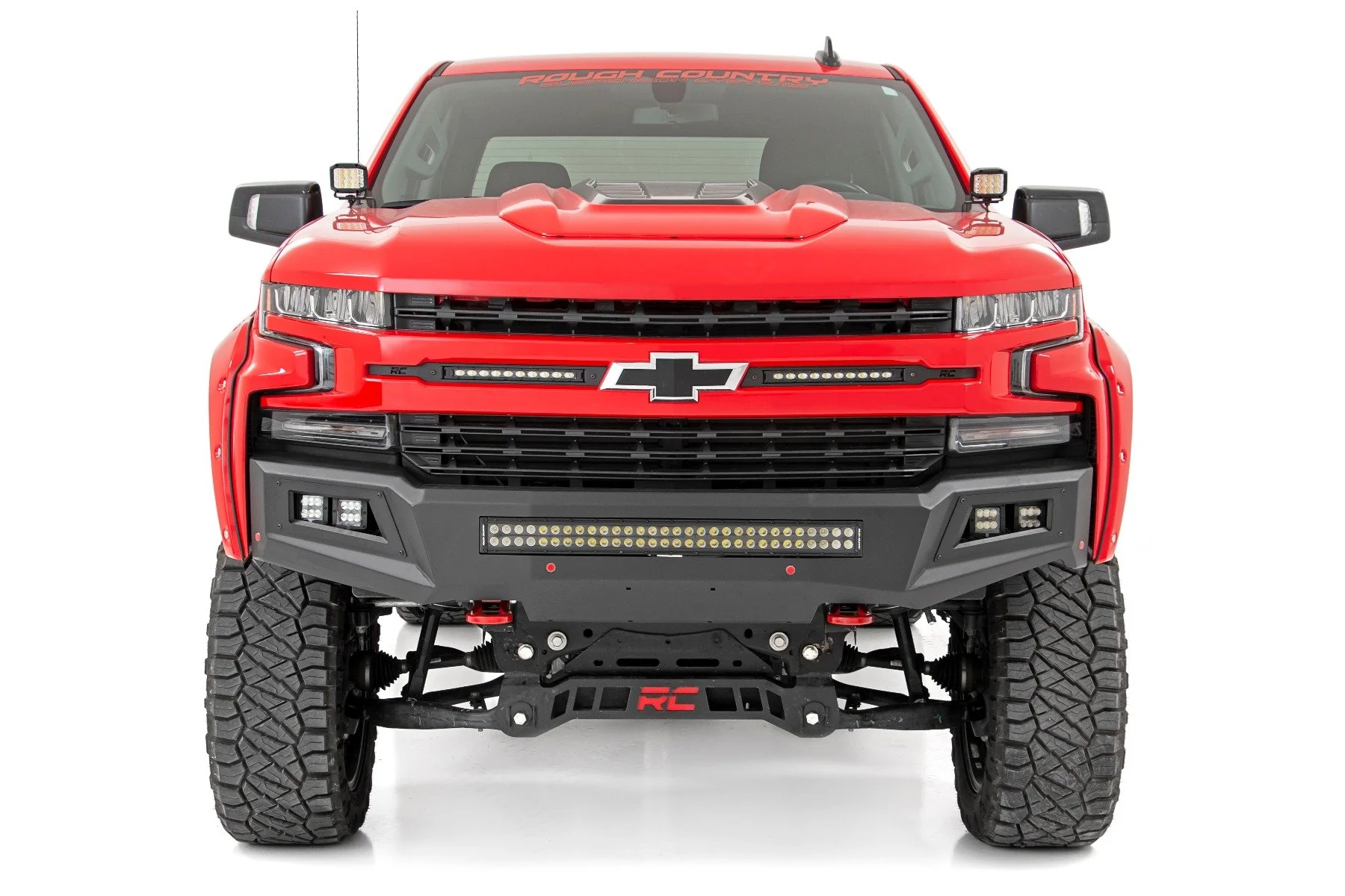 Rough Country 6 In Lift Kit Rear Composite Spring Chevy Silverado 1500 19-25 21630 - Image 5