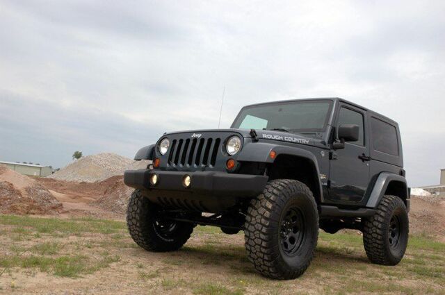 Rough Country 6 Inch COMPLETE Susp Lift Kit for Wrangler JK 12-18 2-Door 68422-12COMP - Image 2