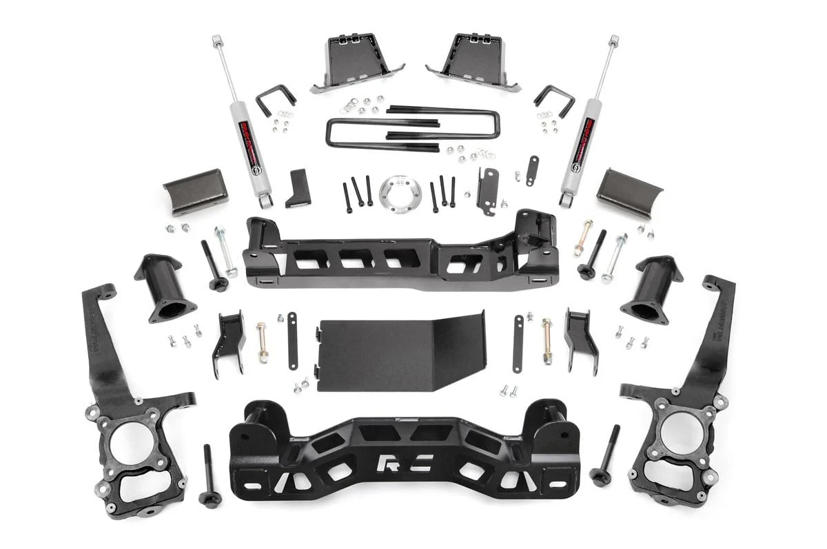 Rough Country 6 Inch Lift Kit For Ford F-150 4wd (2014) 57530_A
