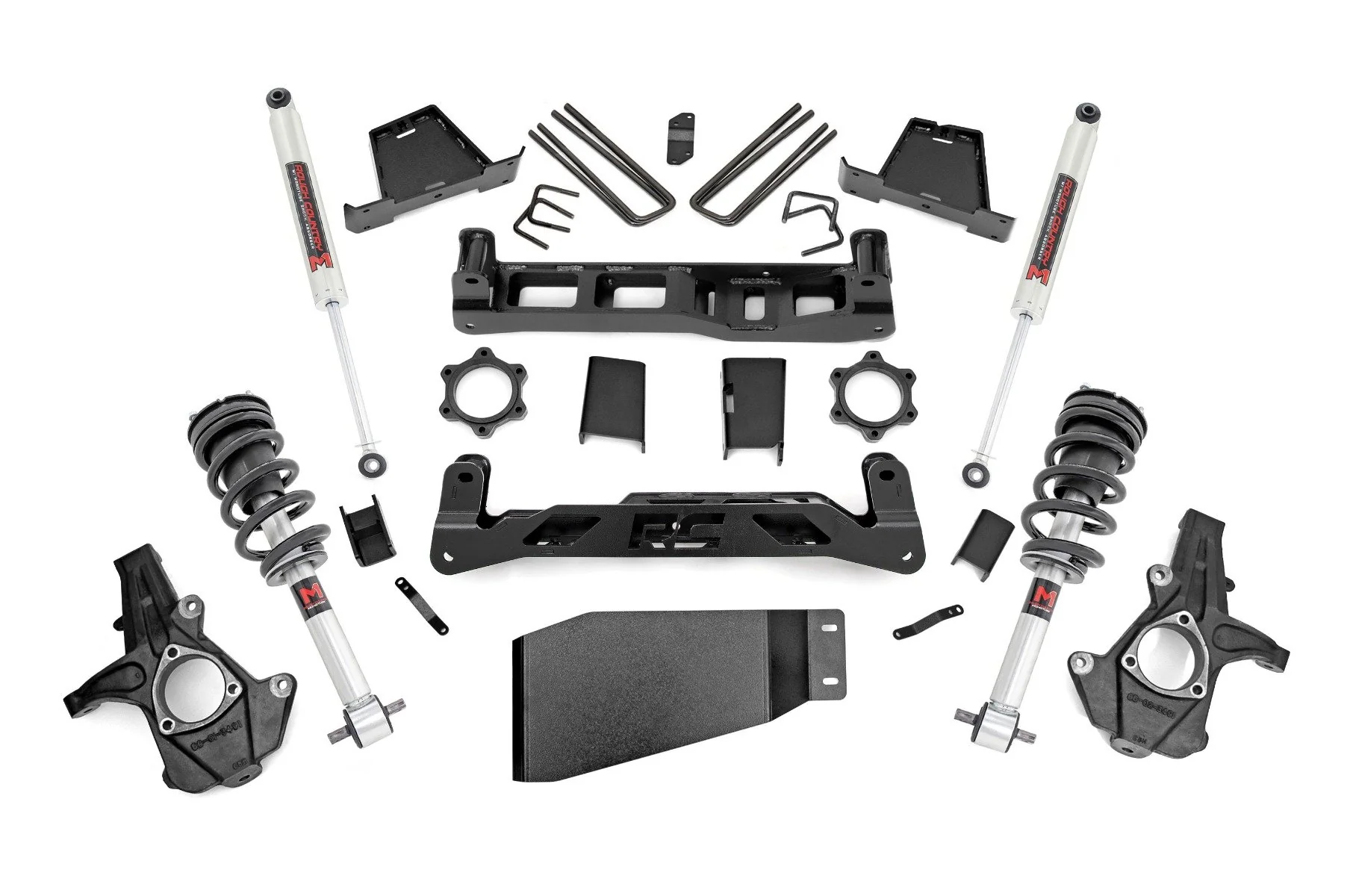 Rough Country 6 Inch Lift Kit M1 Struts/M1 Chevy/GMC 1500 (07-13)