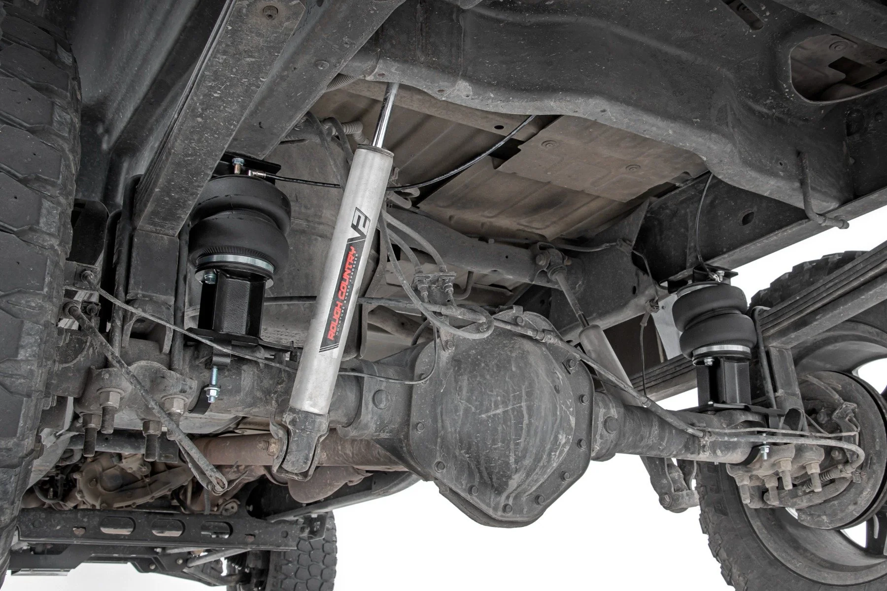 Rough Country 6 Inch Lift Kit w/compressor Air Spring Kit Chevy/GMC 2500HD 01-10 100064C - Image 4