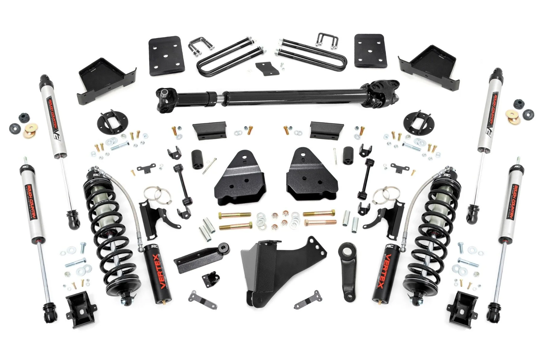 Rough Country 6" Lift Kit Diesel FR D/S C/O V2 For Ford SuperDuty 17-22