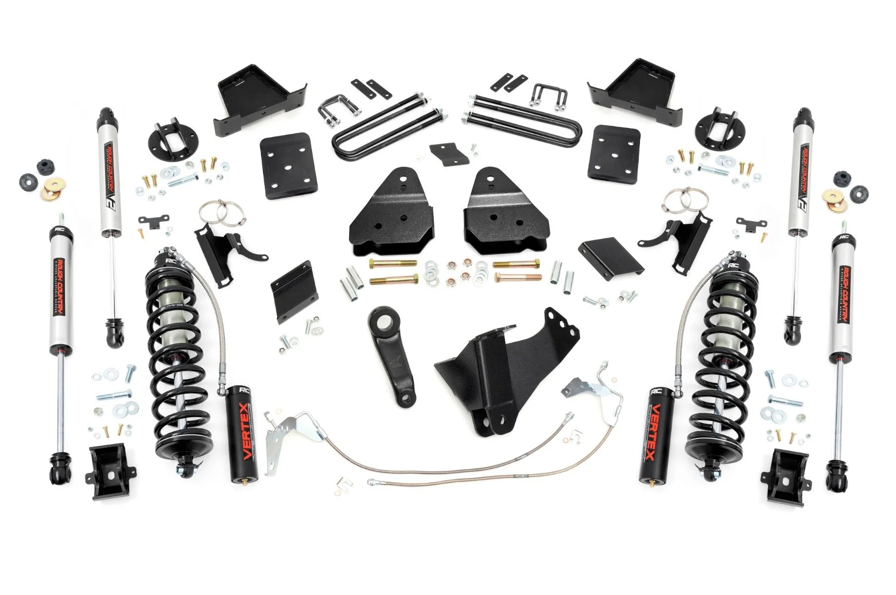 Rough Country 6" Lift Kit for Ford Super Duty 4wd 11-14 Gas OVLD C/O Vertex