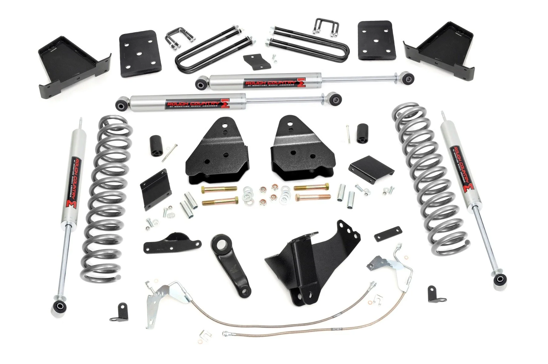 Rough Country 6" Lift Kit Gas OVLD M1 For Ford Super Duty 4wd 11-14