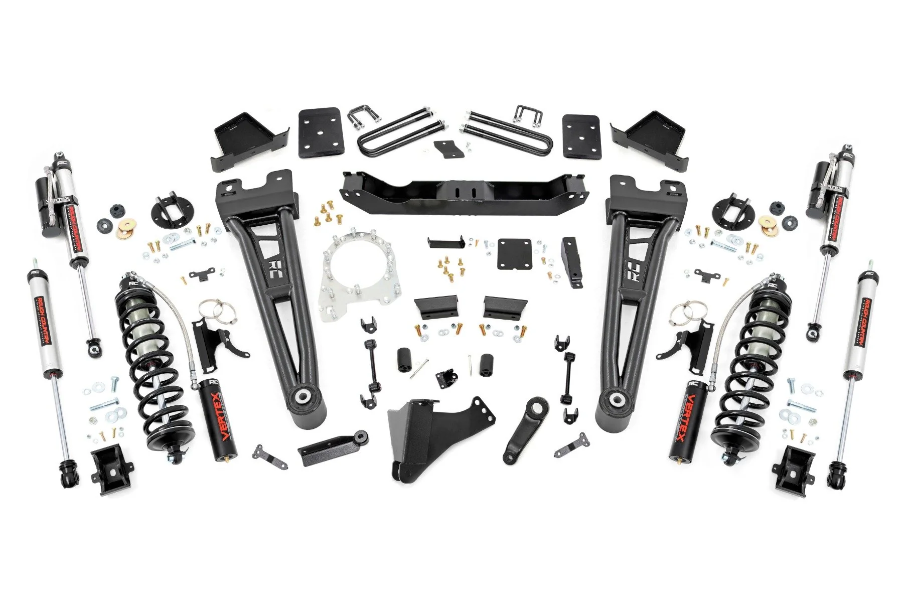 Rough Country 6" Lift Kit R/A No OVLD C/O Vertex For Ford SuperDuty 17-22 55659