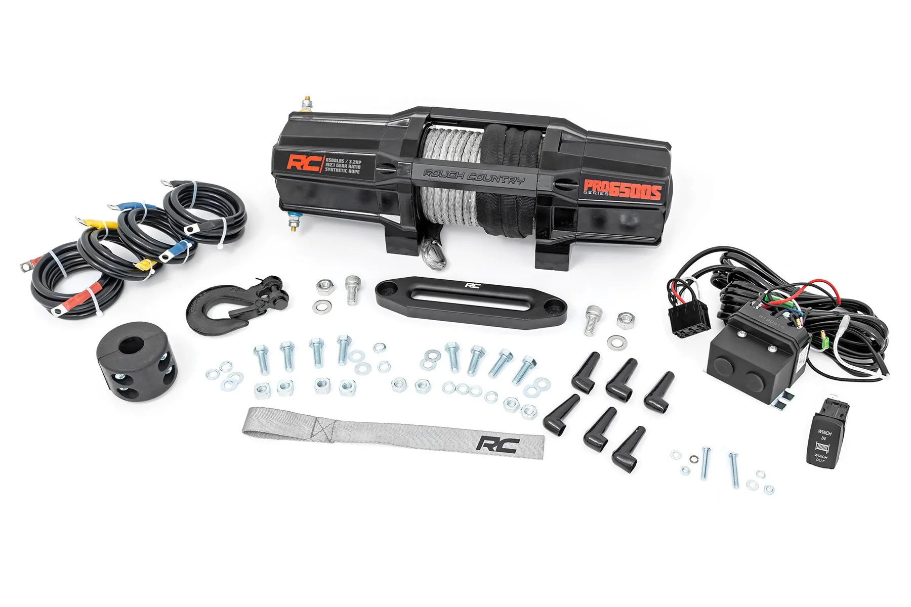 6500-LB Winch UTV Synthetic Rope RS6500SA