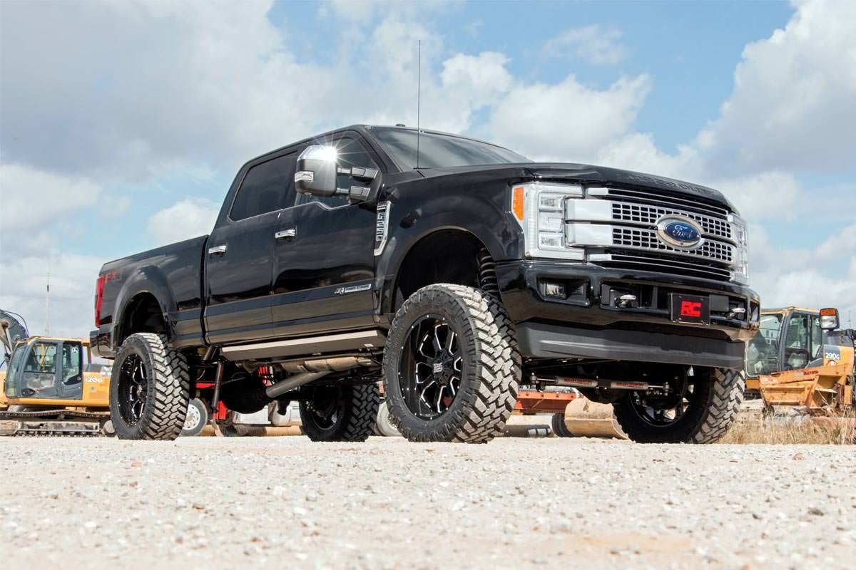 Rough Country 6in for Ford 4-Link Lift Kit 17-19 F-250 4wd Diesel w/Overloads 56021 - Image 2