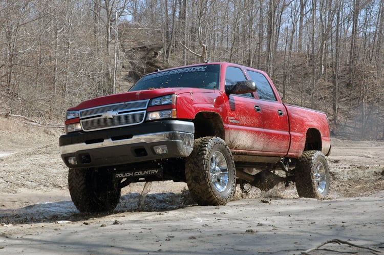 Rough Country 6in GM Suspension Lift Kit 01-10 2500HD 4wd 29730A - Image 2