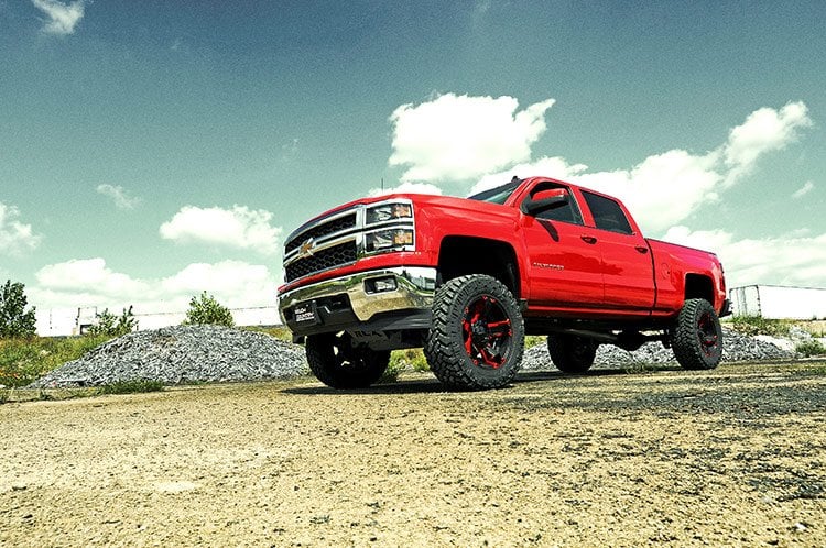 Rough Country 7in GM Lift Kit Lifted Struts 14-18 1500 PU 4wd Aluminum - Image 4