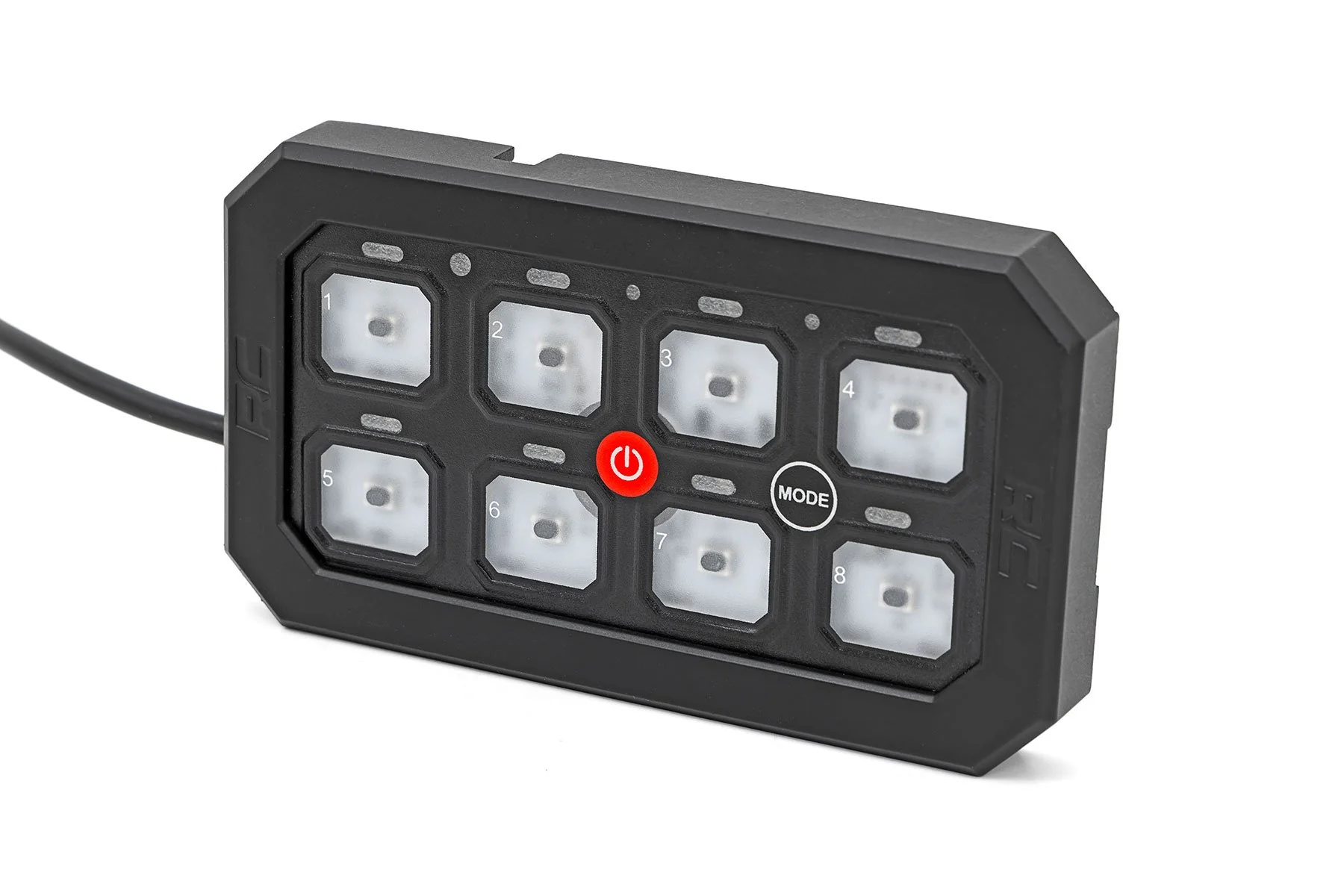 Rough Country 8 Gang Switch Panel | Bluetooth | RGB Backlit Buttons | Multifunction Modes - Image 3