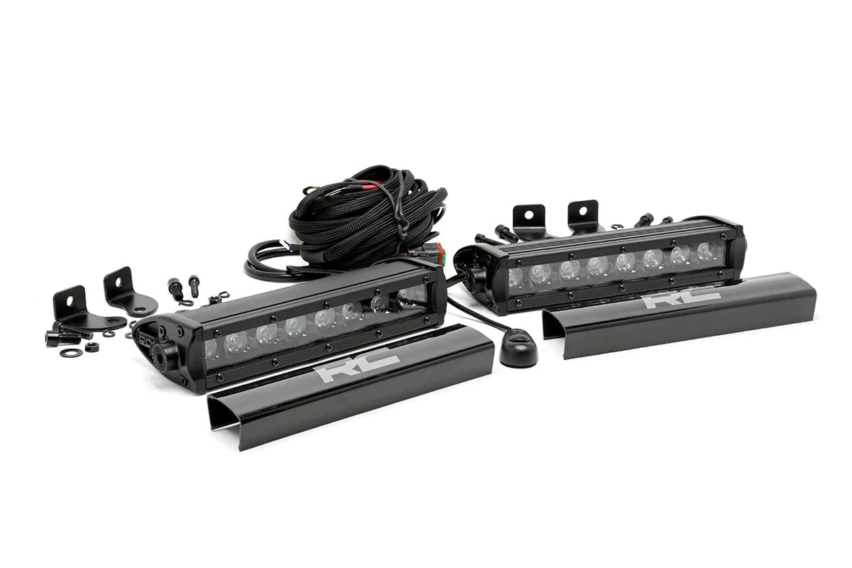 8-inch Cree LED Light Bars Pair Black Series 70728BL