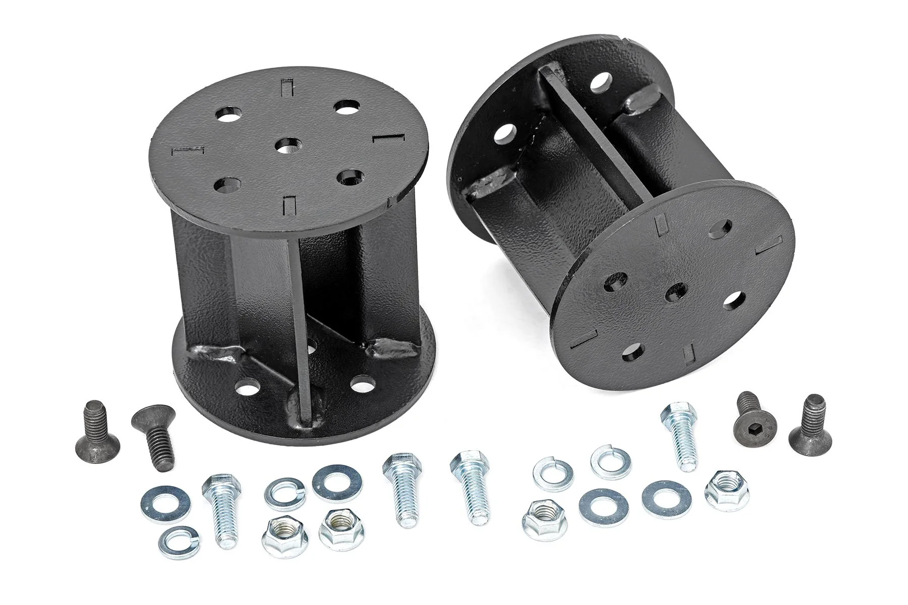 Rough Country Air Spring Kit w/Compressor 7.5" Lift Chevy/GMC 2500/3500HD 11-19 100074WC - Image 2