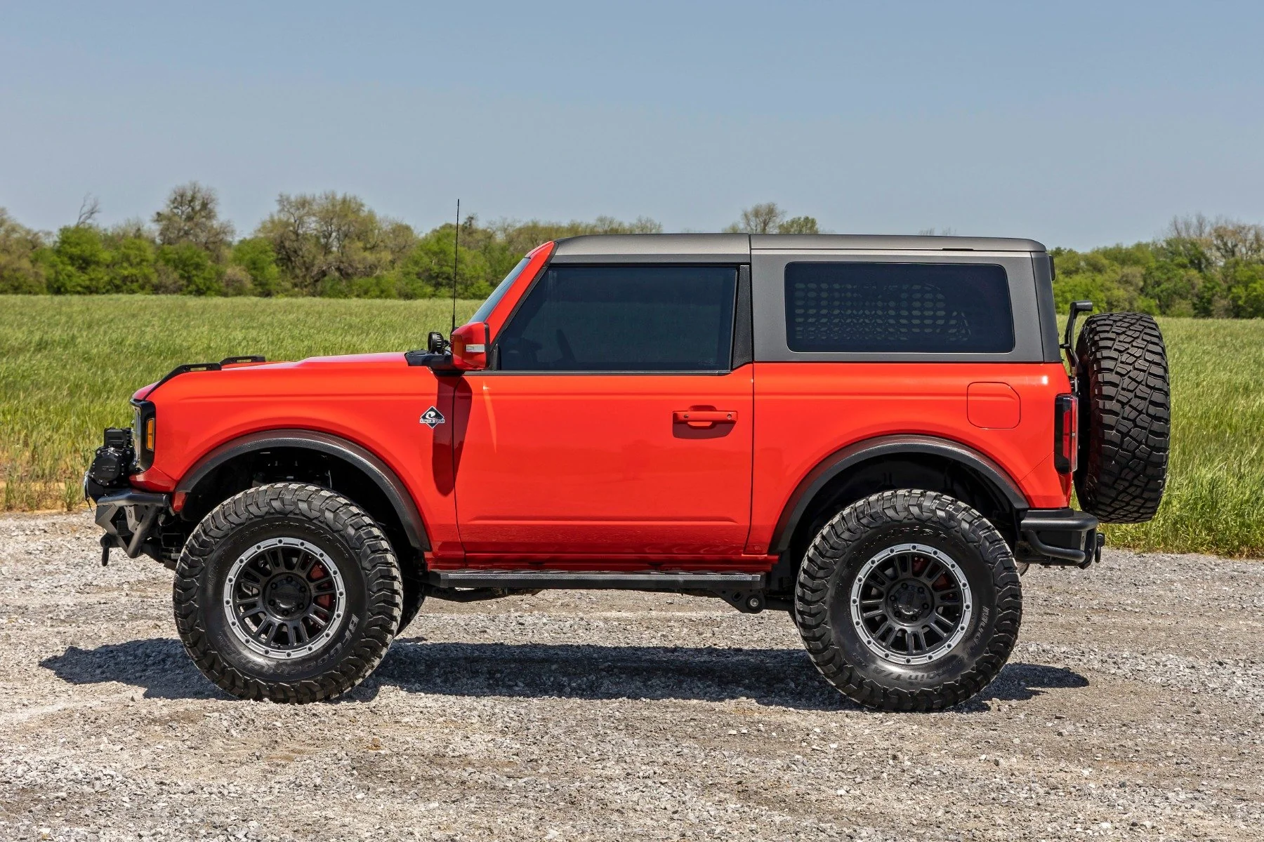 Rough Country BA2 Running Boards Side Step Bars for Ford Bronco 2 Door 21-25 - Image 6