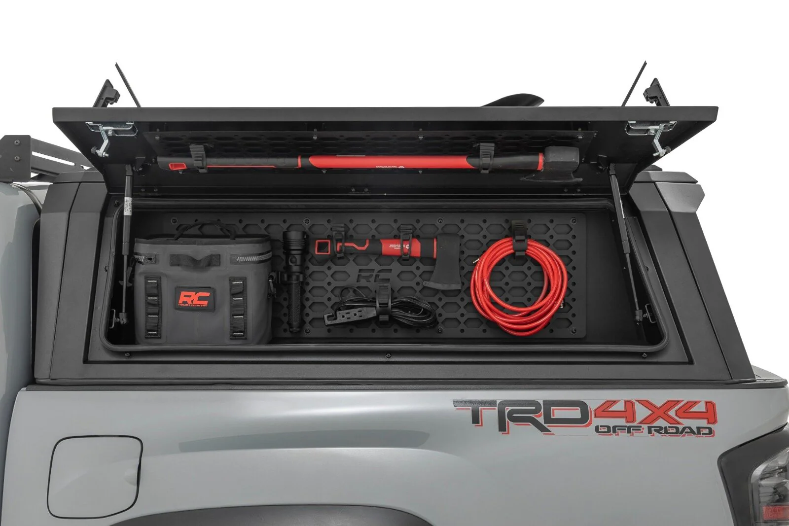 Rough Country Bed Cap Molle Panel Drvr-Side Storage Bin for Toyota Tacoma 16-23 734064 - Image 3
