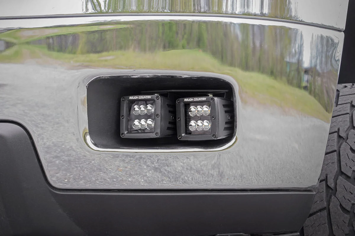 Chevrolet LED Fog Light Kit Black Series 11-14 Silverado HD 70628 - Image 5