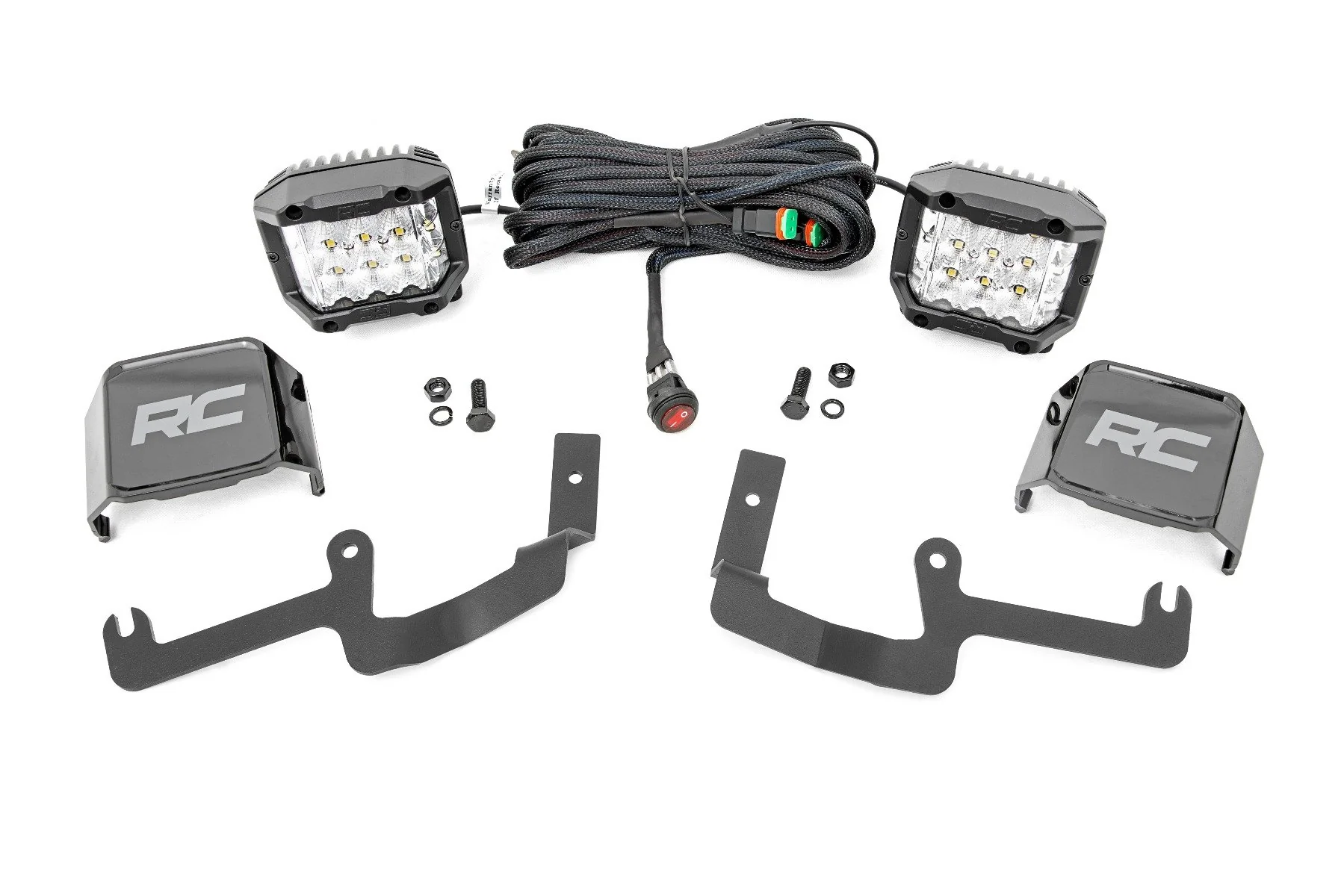 Chevy 3" LED Windshield Kit Wide Angle Osram 19-20 Silverado 70845