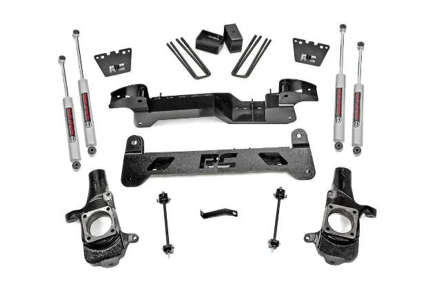 Rough Country Chevy GMC 2500HD 6" Suspension Lift Kit w/ N3 Shocks 01-10 2WD 220.20 - Image 3