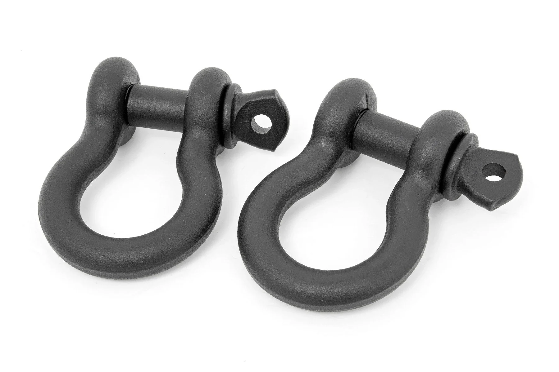 D Ring Shackles Cast 5/8" Pin Pair Black - RS179
