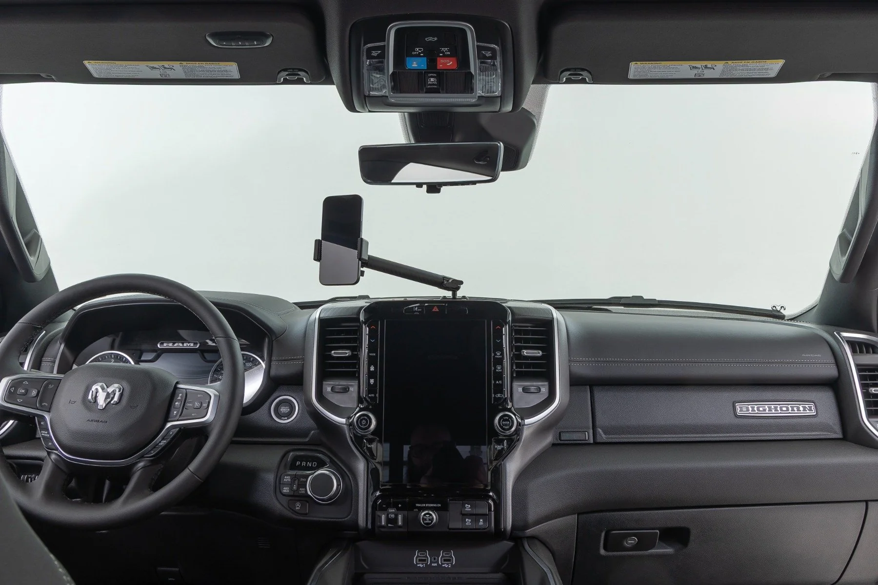 Rough Country Dash Mount 8" Non-Mag Safe Mount Kit 12" Screen for Ram 1500 19-24 - Image 4