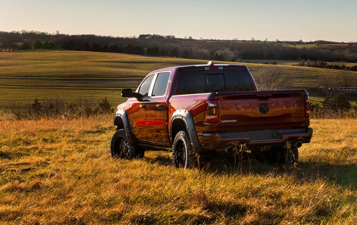 Rough Country Defender Fender Flares PBJ Hydro Blue for Ram 1500 19-25 - Image 3