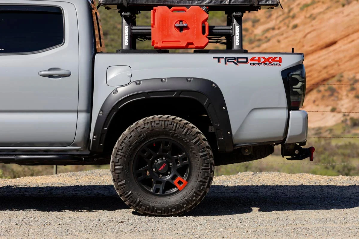 Rough Country Defender Pocket Fender Flares 1G3 Magnetic Grey for Tacoma 16-23 - Image 4