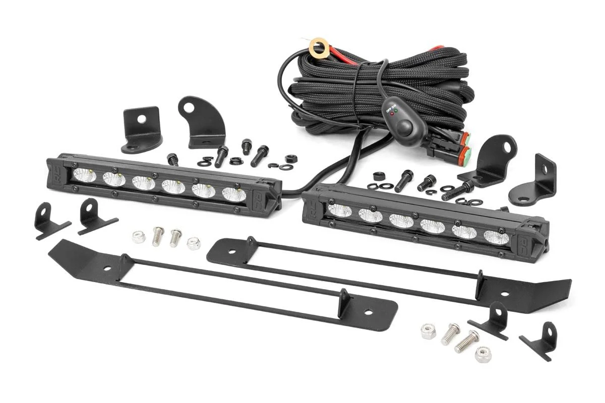 Dodge Dual 6in LED Grille Kit Black Series 19-24 RAM 1500 70783 - Image 6