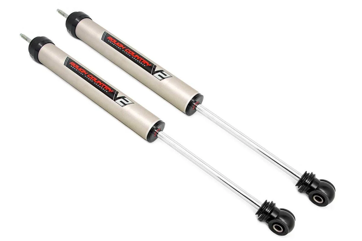 Rough Country Dodge for RAM 1500 4wd 94-01 V2 Front Monotube Shocks Pair 5-5.5"