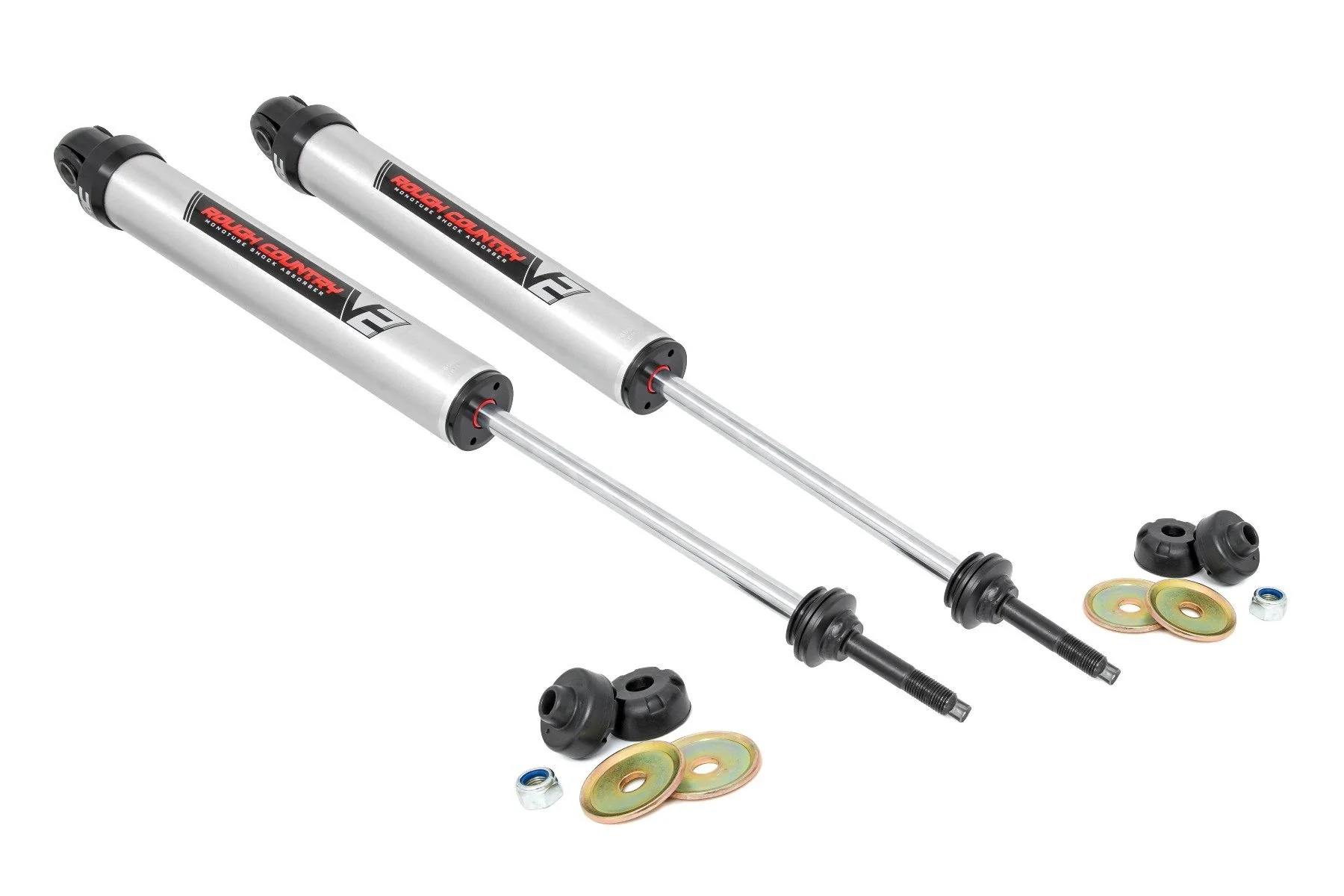 Rough Country Dodge for RAM 1500 4wd 94-01 V2 Front Monotube Shocks Pair 6.5"