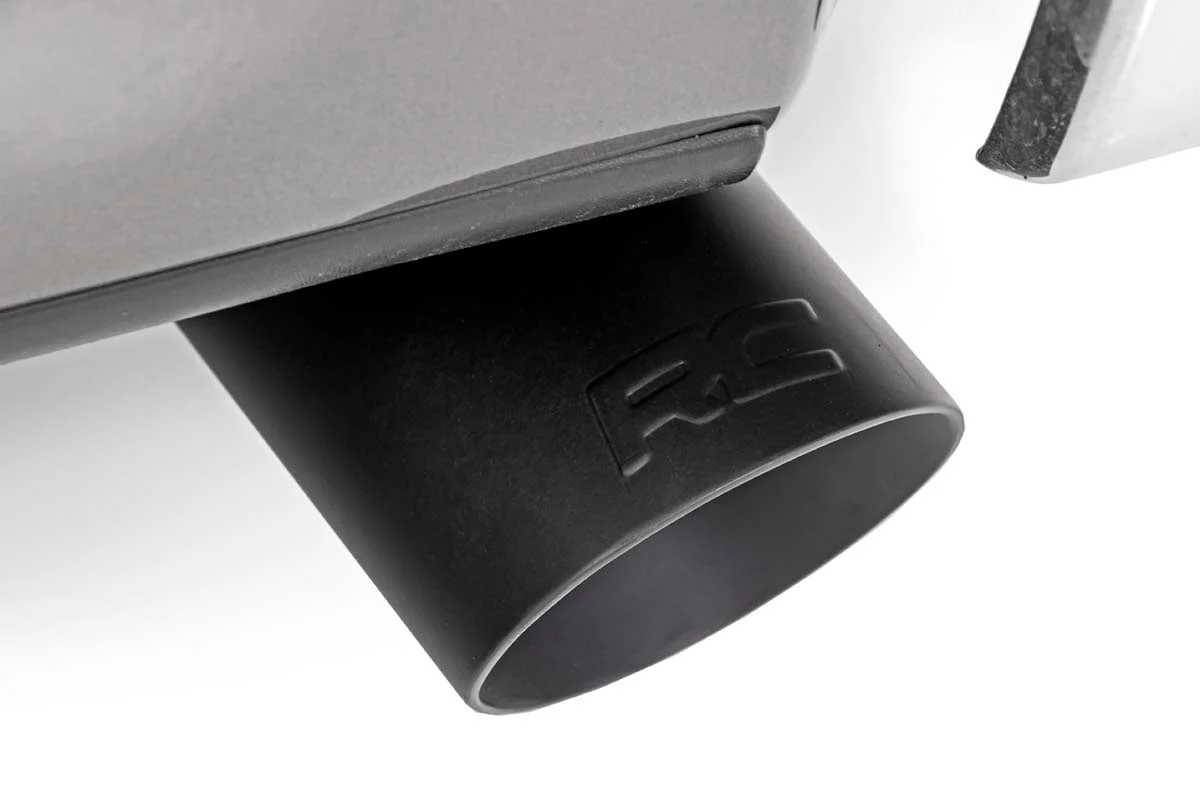 Dual Cat-Back Exhaust System BLK Tips 09-14 F150 V8 96010 - Image 5