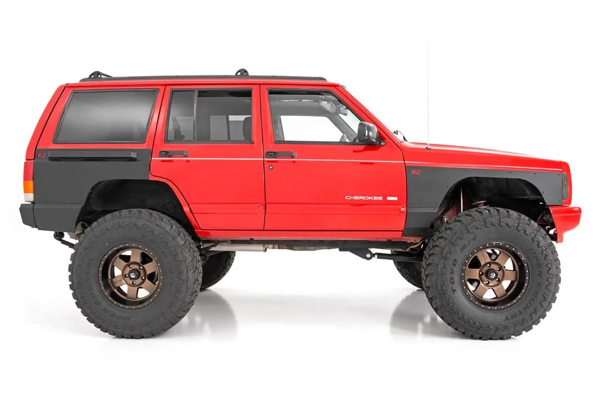 F & R Upper and Lower Quarter Panel Armor 84-96 Cherokee XJ 10580 - Image 3