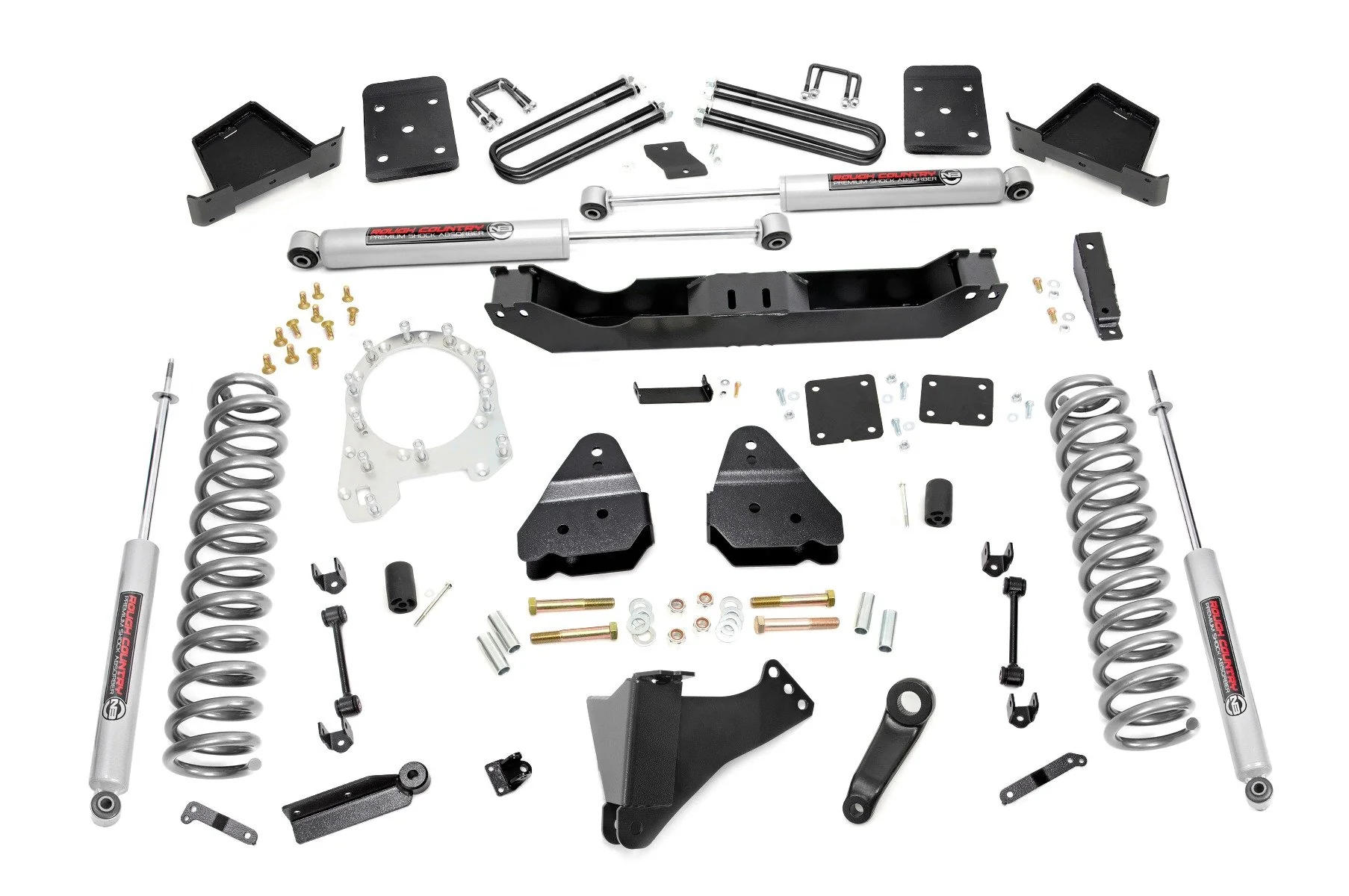Rough Country 6" Lift Kit for F250/350 17- 4wd w/Factory Overloads 4" Axle