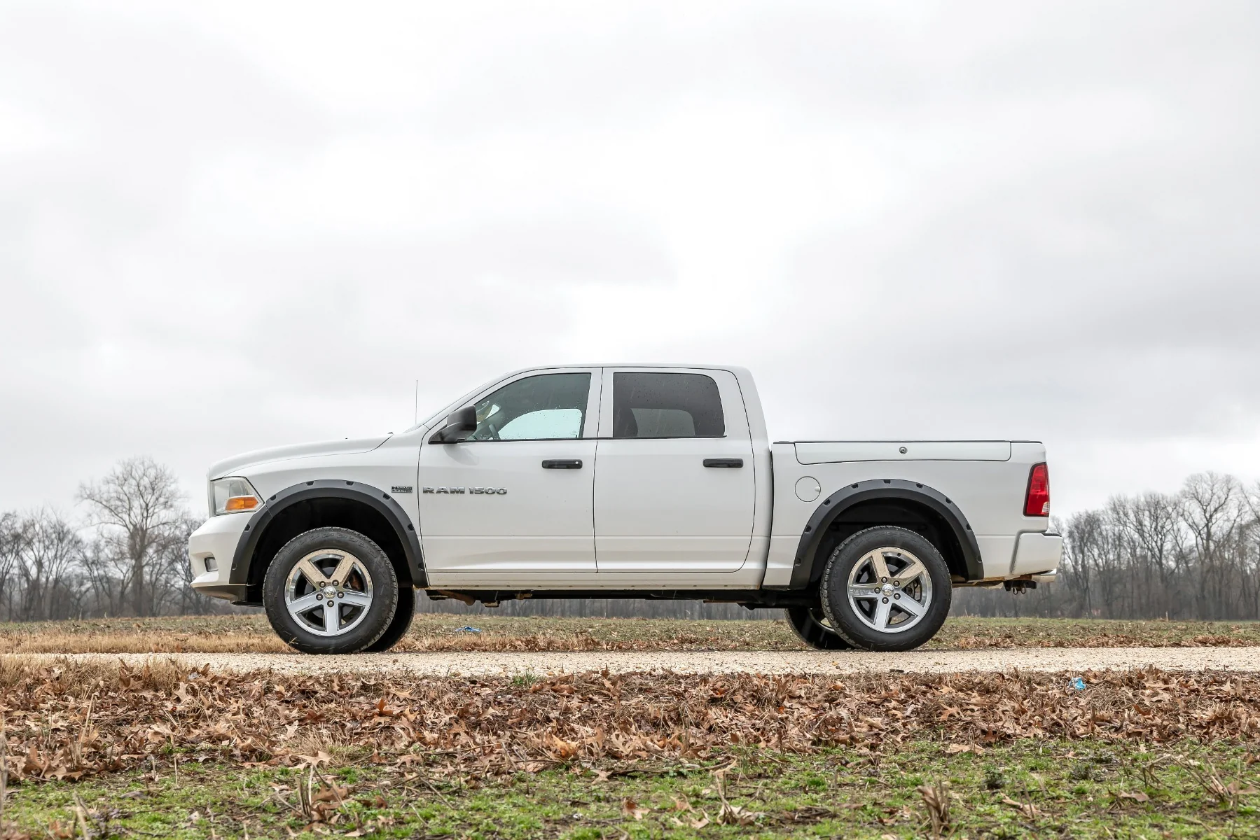 Rough Country Fender Flares Both Bumpers PSC Billet Silver for Ram 1500 09-18 - Image 3