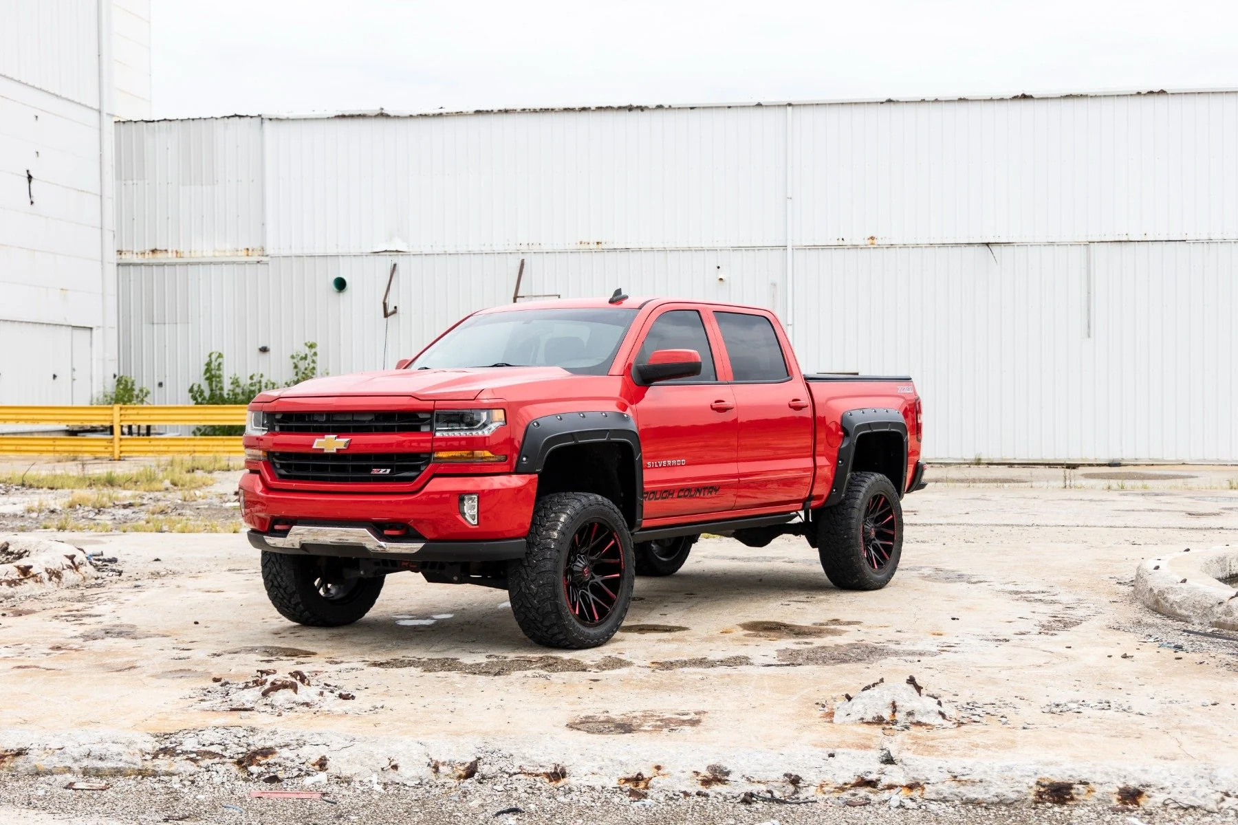 Rough Country Fender Flares Defender 5'9" G1K Deep Ocean Blue Chevy 1500 14-18 - Image 2