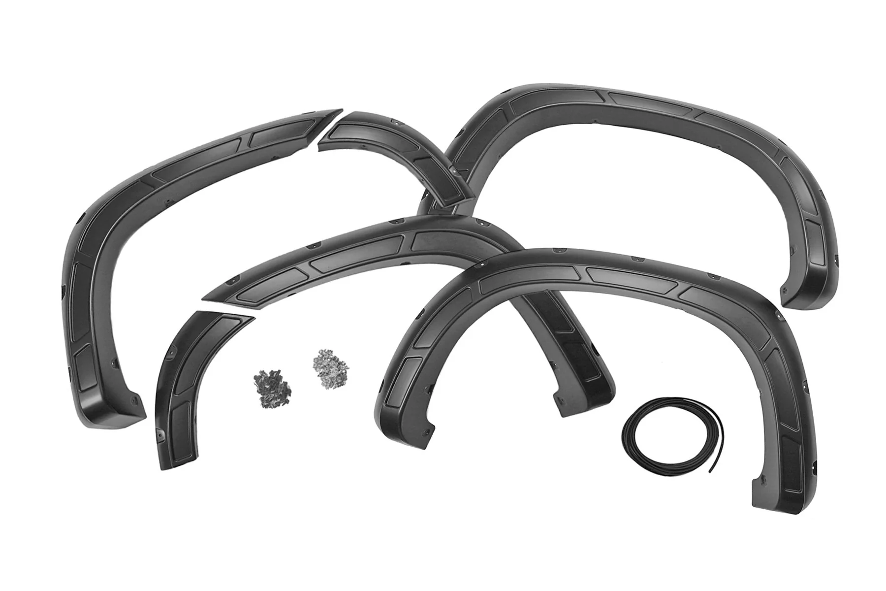 Rough Country Fender Flares Defender G1K Deep Ocean Blue Chevy 1500 19-25
