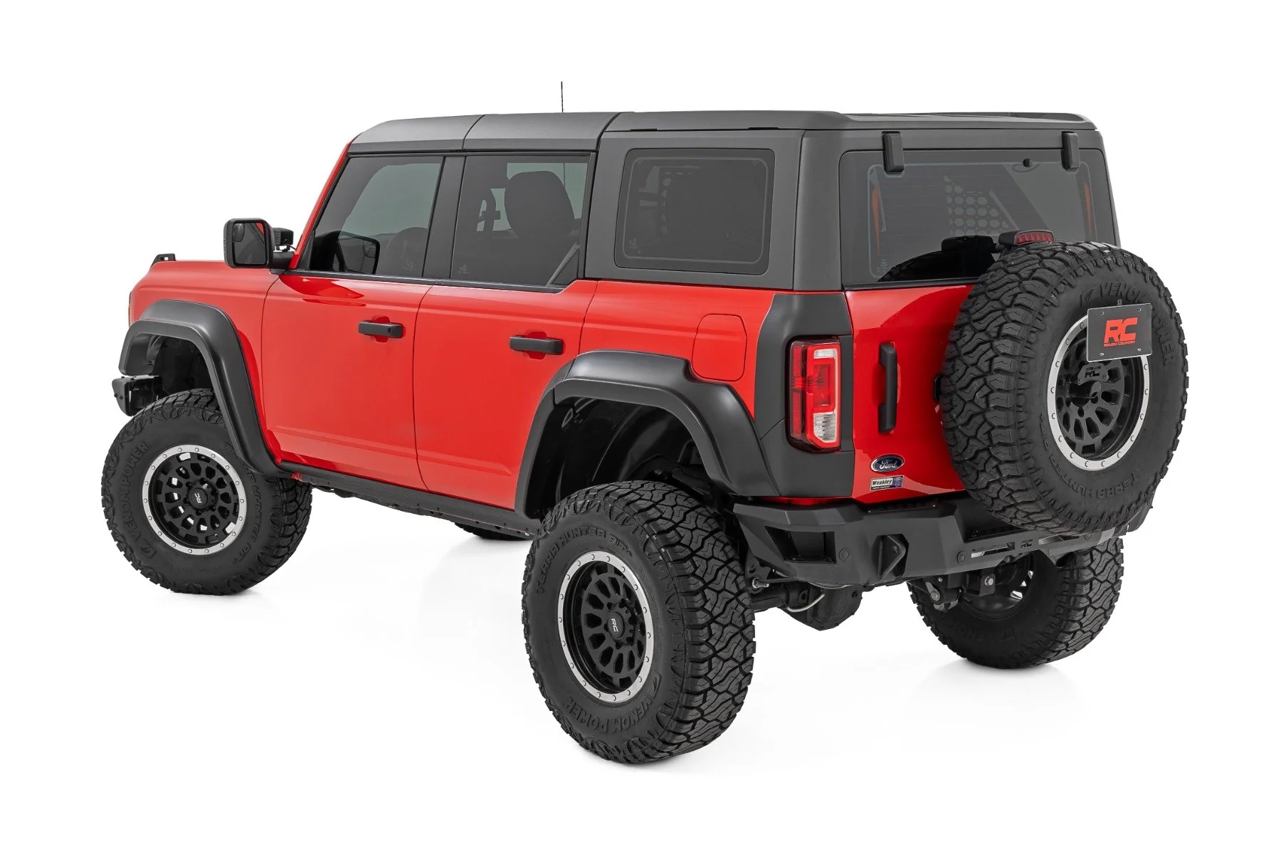 Rough Country Fender Flares | E7 Velocity Blue | for Ford Bronco 4WD 21-25 O-F12124-E7 - Image 5