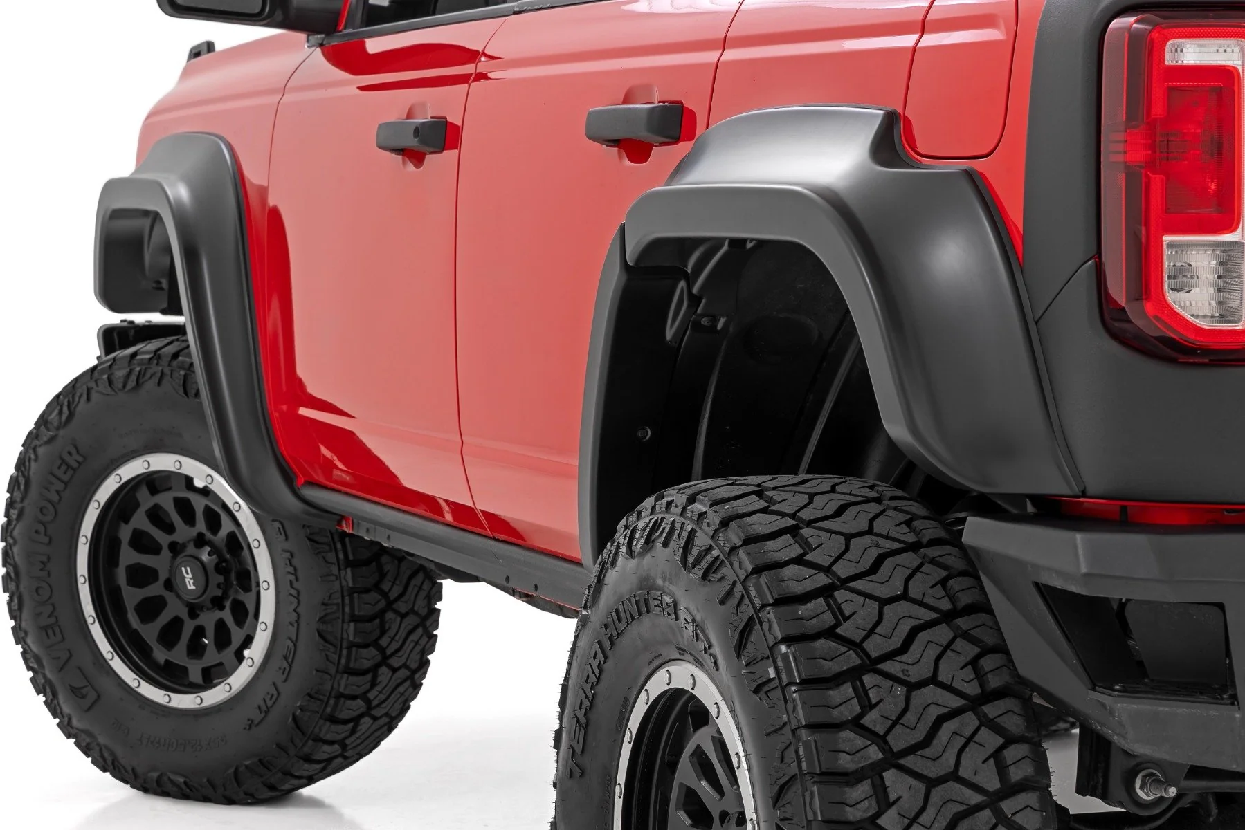 Rough Country Fender Flares | FA Eruption Green | for Ford Bronco 4WD 21-25 O-F12124-FA