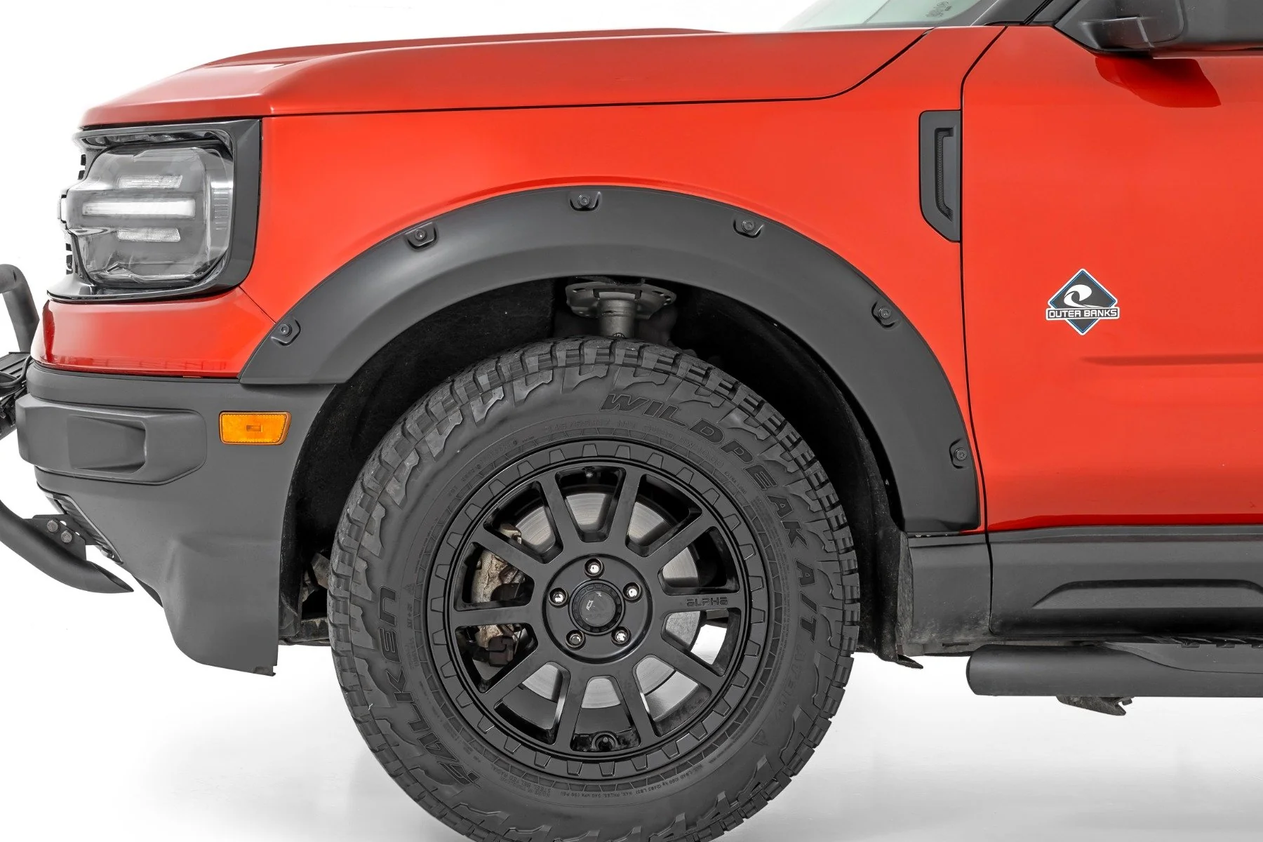 Rough Country Fender Flares M7 Carbonized Gray for Ford Bronco Sport 4wd 2021-25 - Image 4