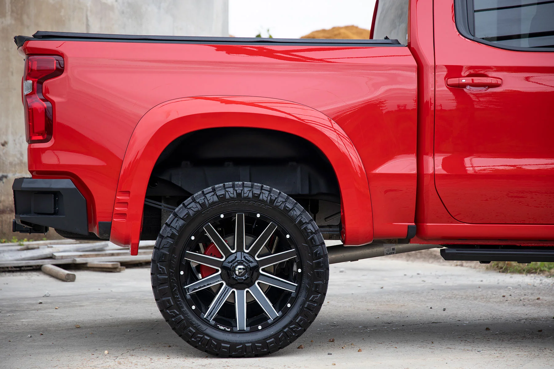 Rough Country Fender Flares | SF1 | GBD Cypress Gray | Chevy Silverado 1500 2WD/4WD (2019-2026 & Refresh) - Image 6