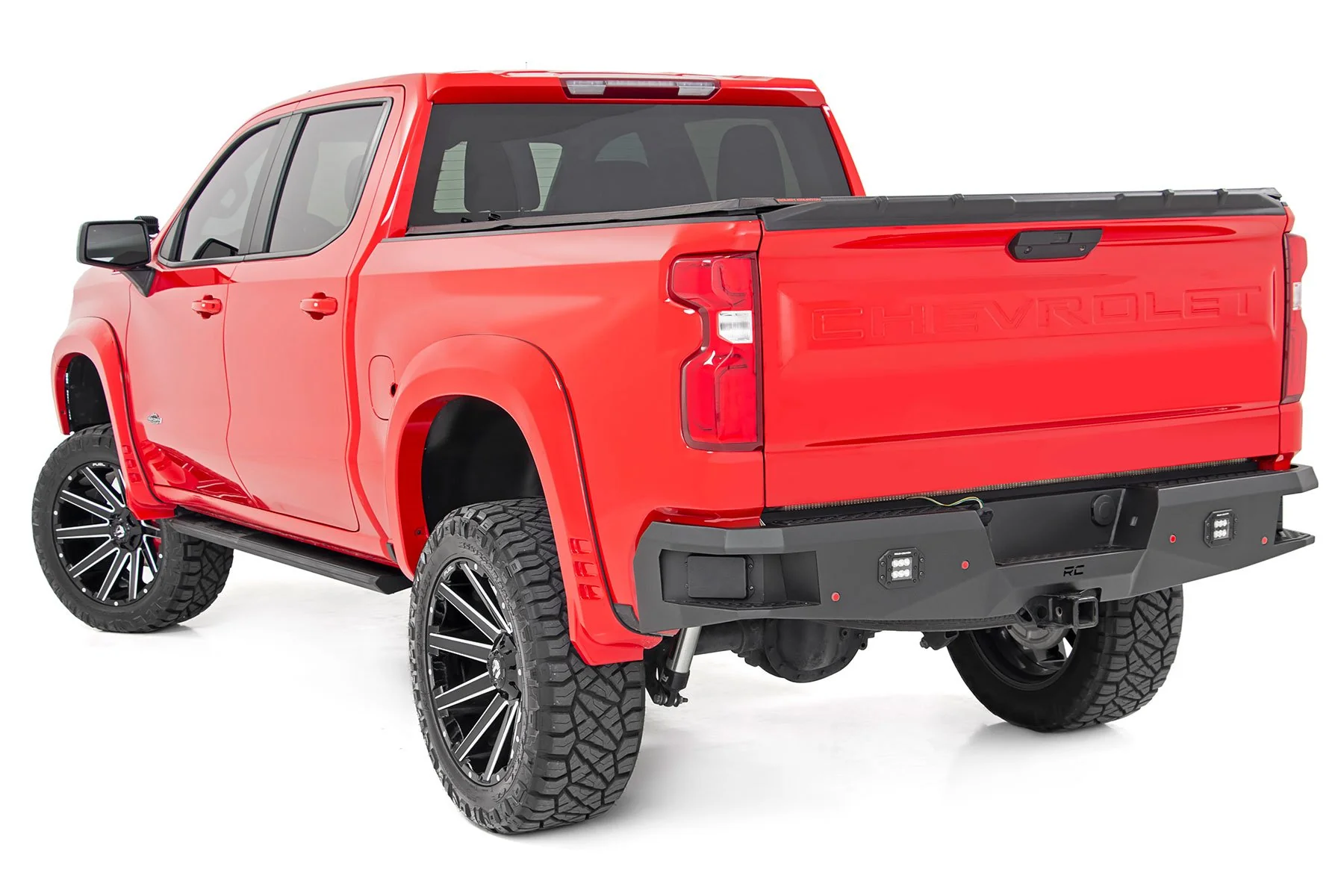 Rough Country Fender Flares SF1 GCN Victory Red Chevy 1500 19-25 - Image 4
