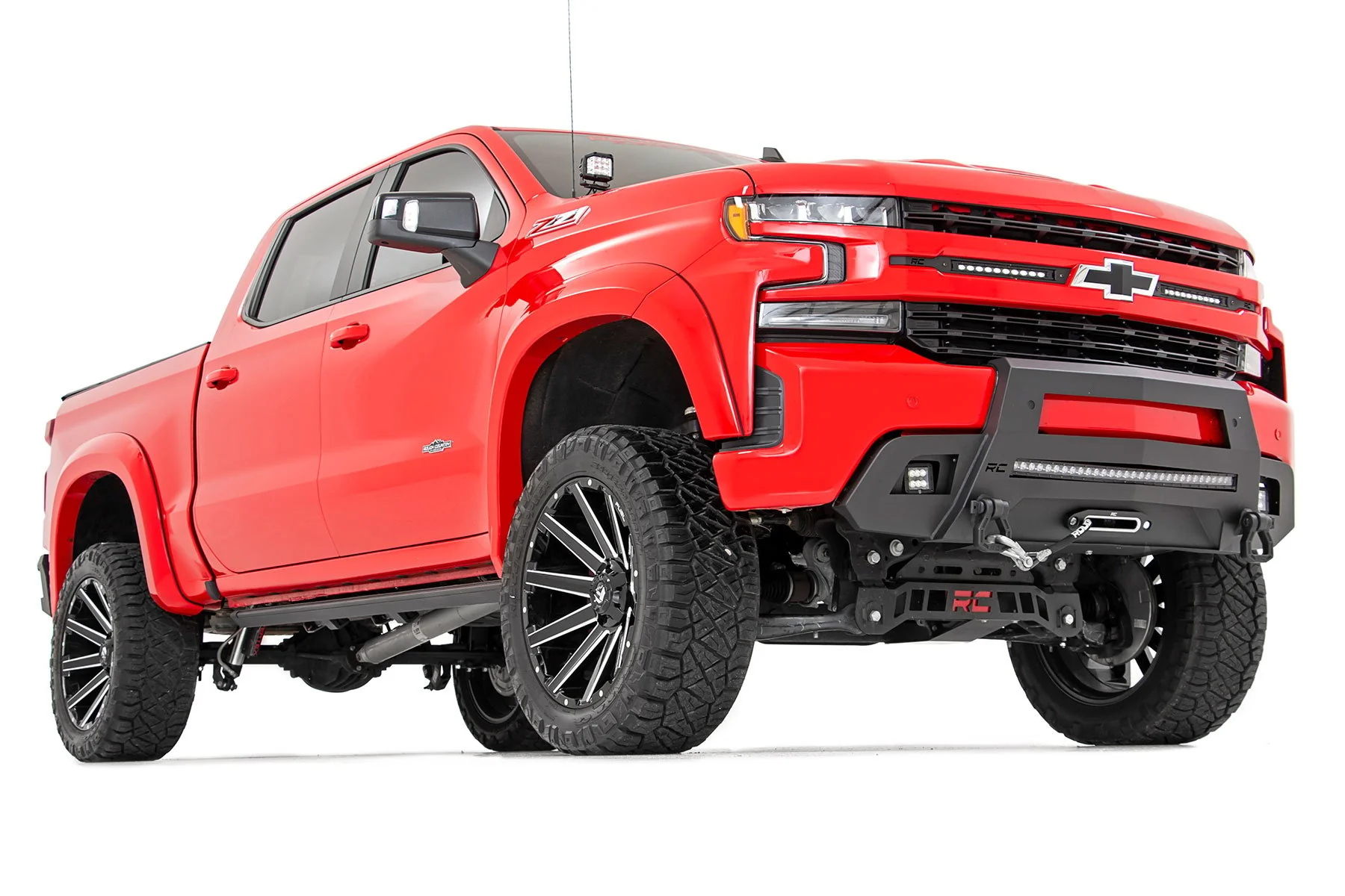 Rough Country Fender Flares SF1 GXG Tungsten Chevy 1500 19-25 - Image 2