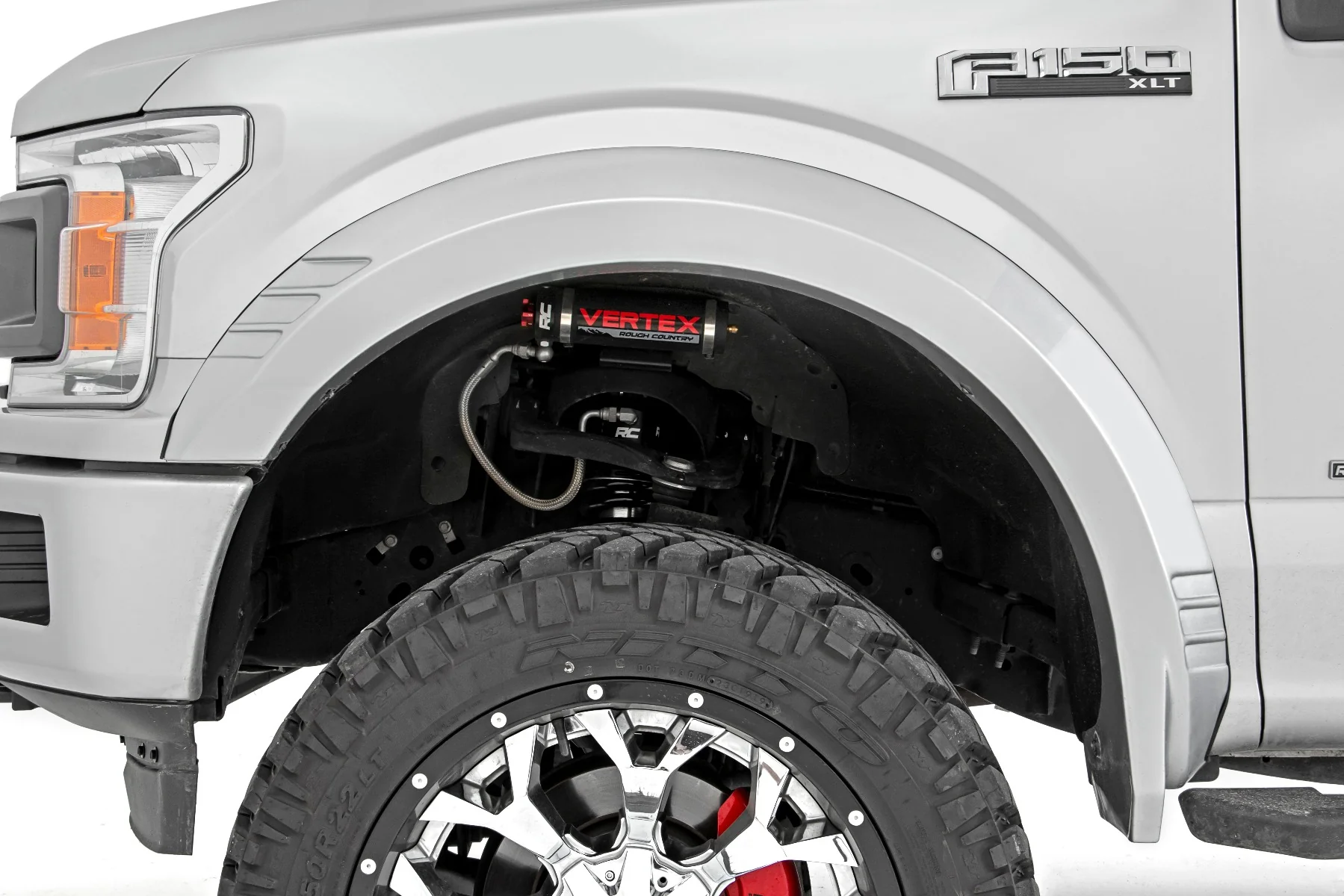 Rough Country Fender Flares SF1 N1 Blue Jeans for Ford F-150 15-17 - Image 6