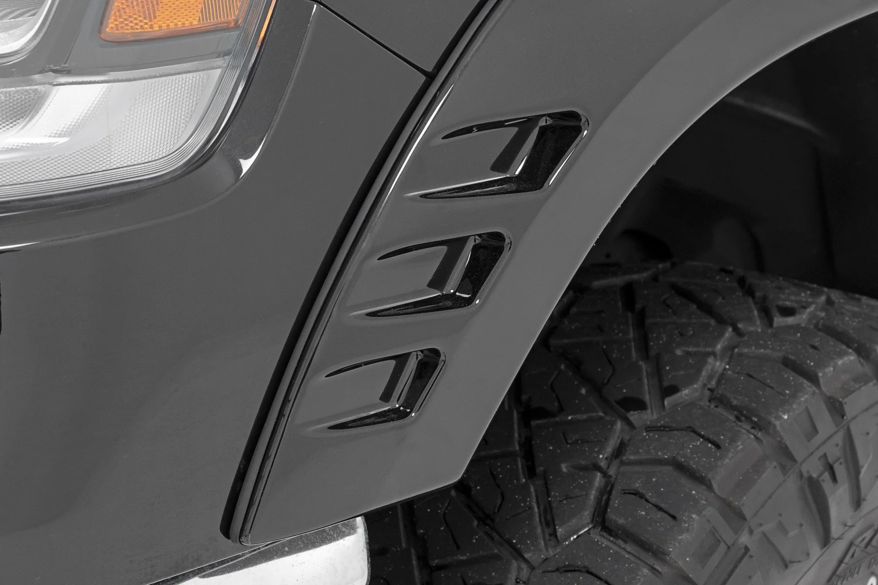 Rough Country Fender Flares SF1 PSC Billet Silver for Ram 1500 19-25 - Image 5
