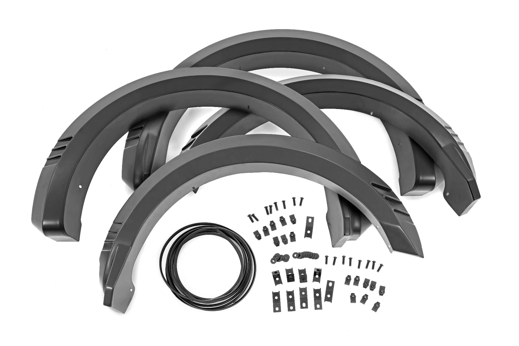 Rough Country Fender Flares SF1 TB Real Steel for Ford F-150 15-17 - Image 2
