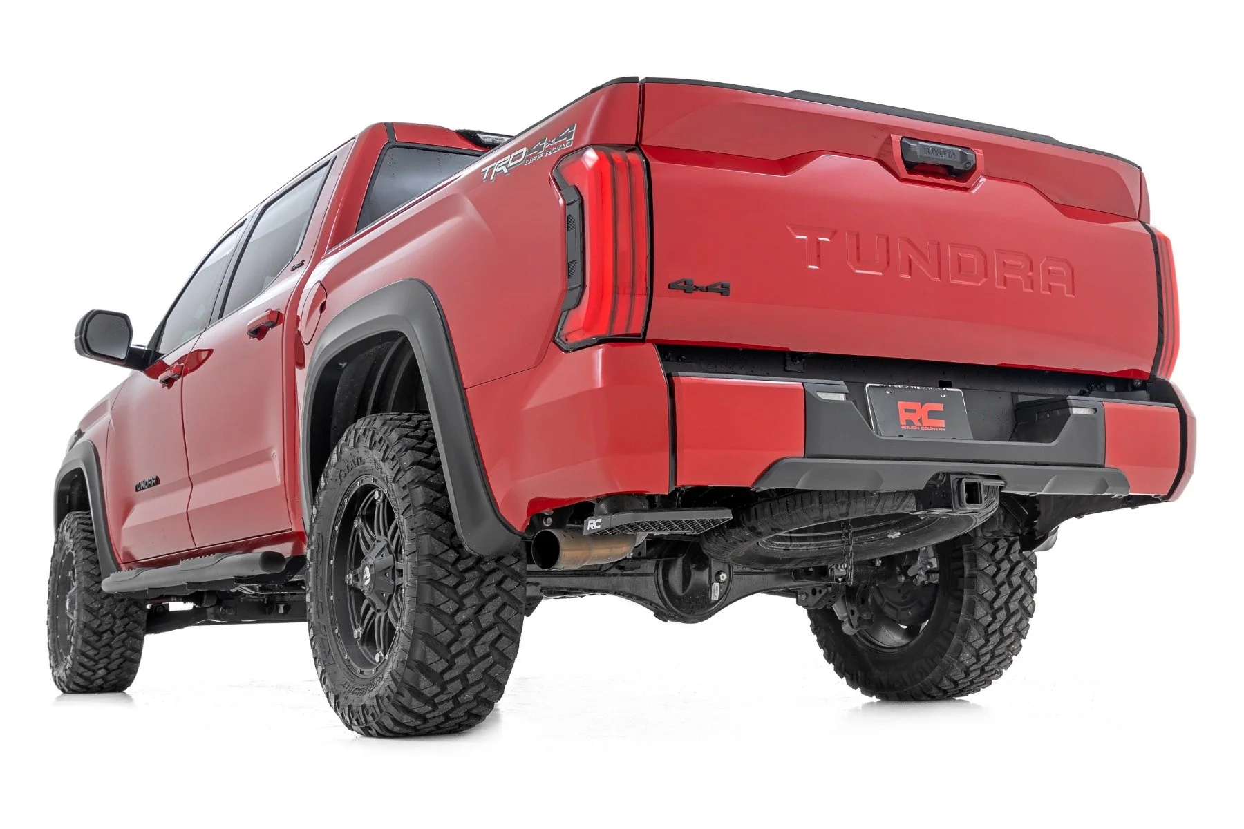 Rough Country Fender Flares Sport 3U5 Supersonic Red for Toyota Tundra 22-25 - Image 4