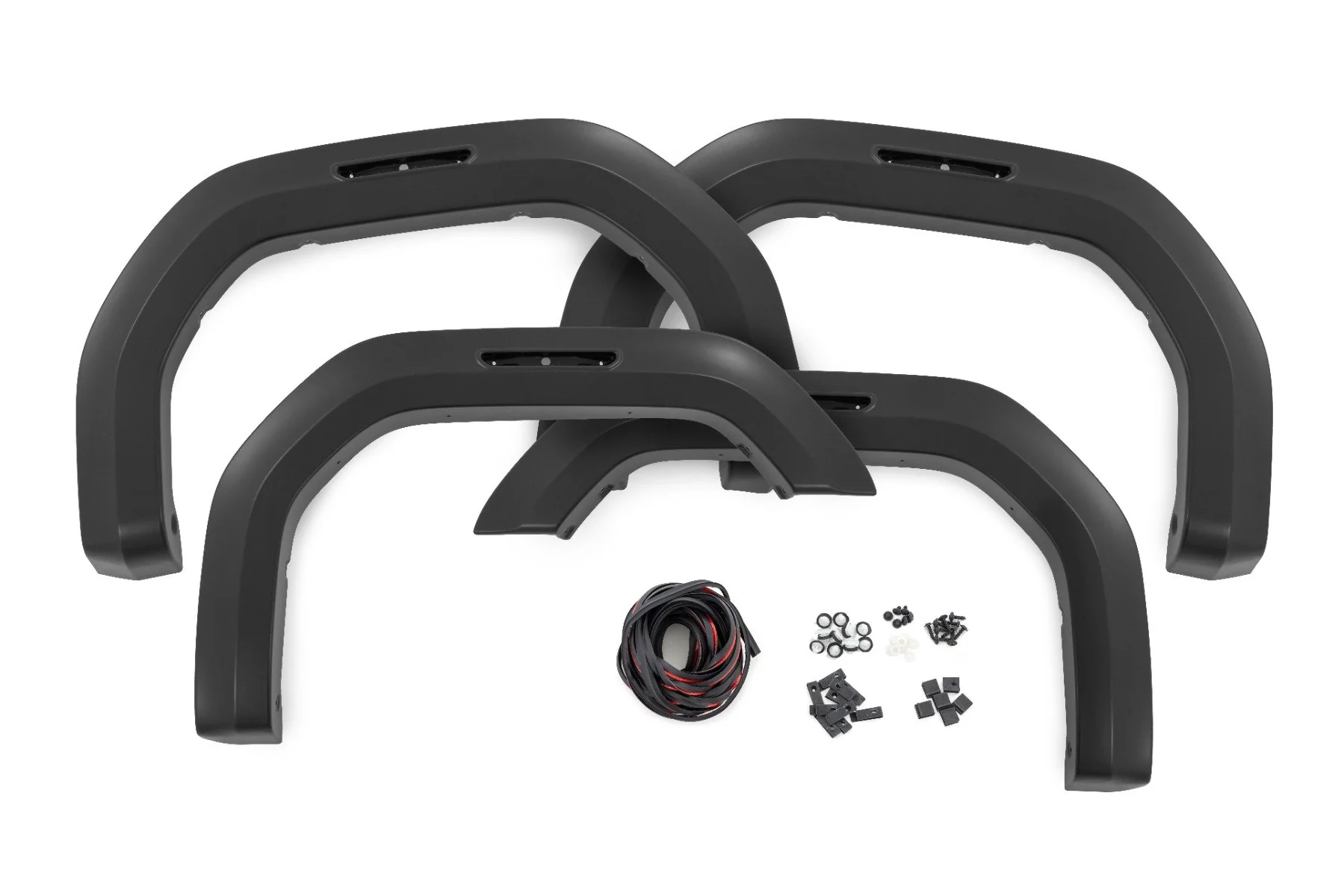 Rough Country Fender Flares Sport GAN Silver Ice Metallic GMC 2500/3500HD 20-25 S-G11912-GAN - Image 2