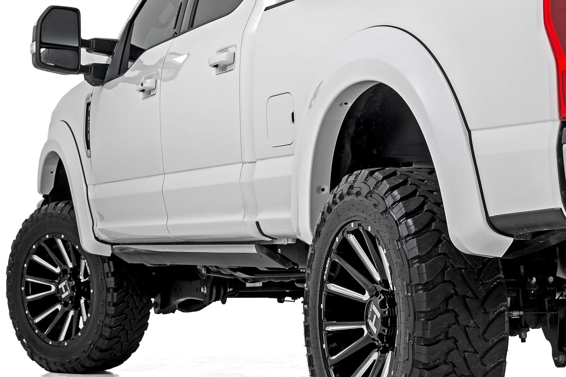 Rough Country Fender Flares Sport M7 Carbonized Gray for Ford F250/F350 17-22 - Image 2