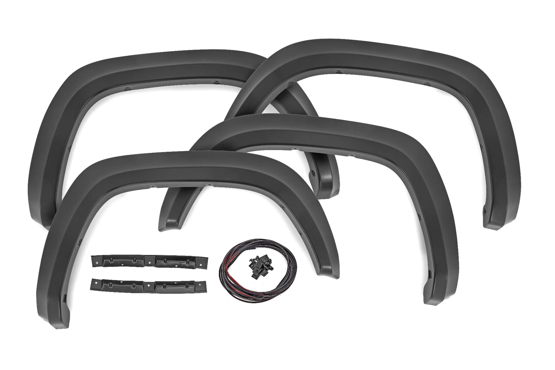 Rough Country Fender Flares Sport O40 Super White for Toyota Tacoma 16-23 - Image 2