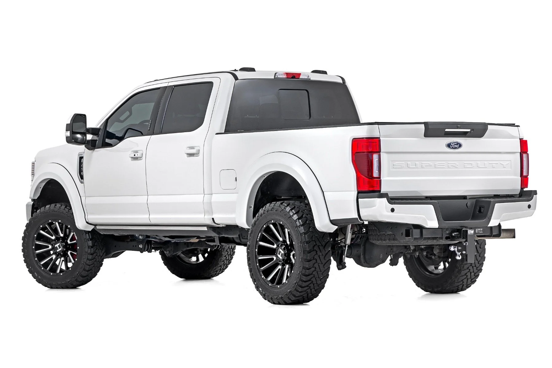 Rough Country Fender Flares Sport YZ Oxford White for Ford F250/F350 17-22 - Image 3