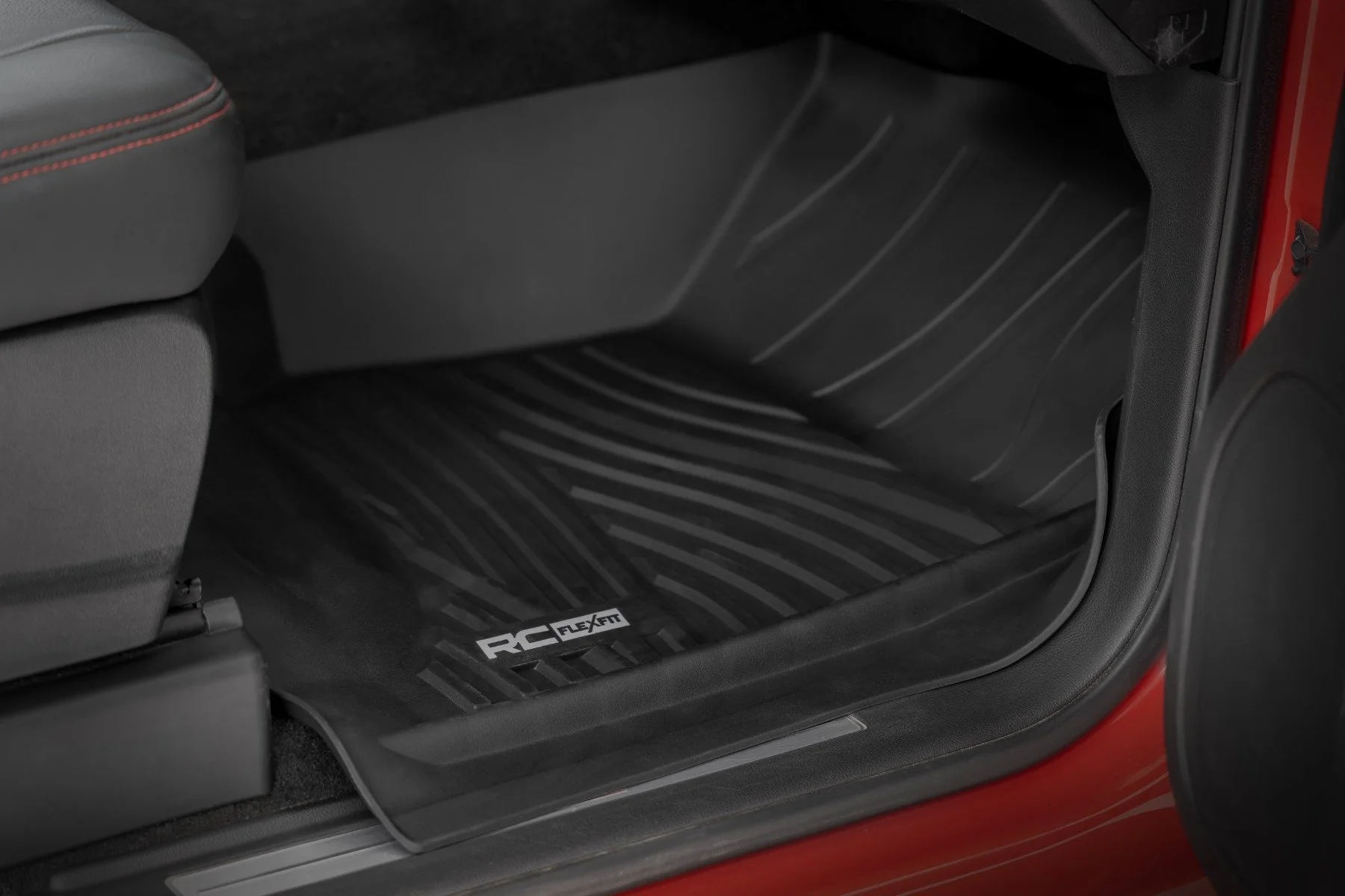 Rough Country Flex-Fit Floor Mats Front Chevy/GMC 1500/2500HD/3500HD 14-19 FF-2141 - Image 3