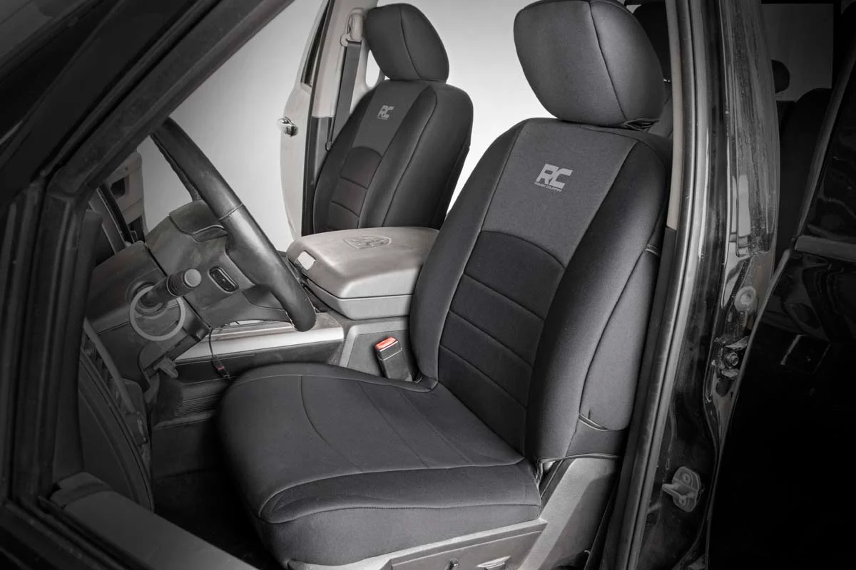 Dodge Neoprene Front Seat Covers 09-18 Ram 1500 91028 - Image 2